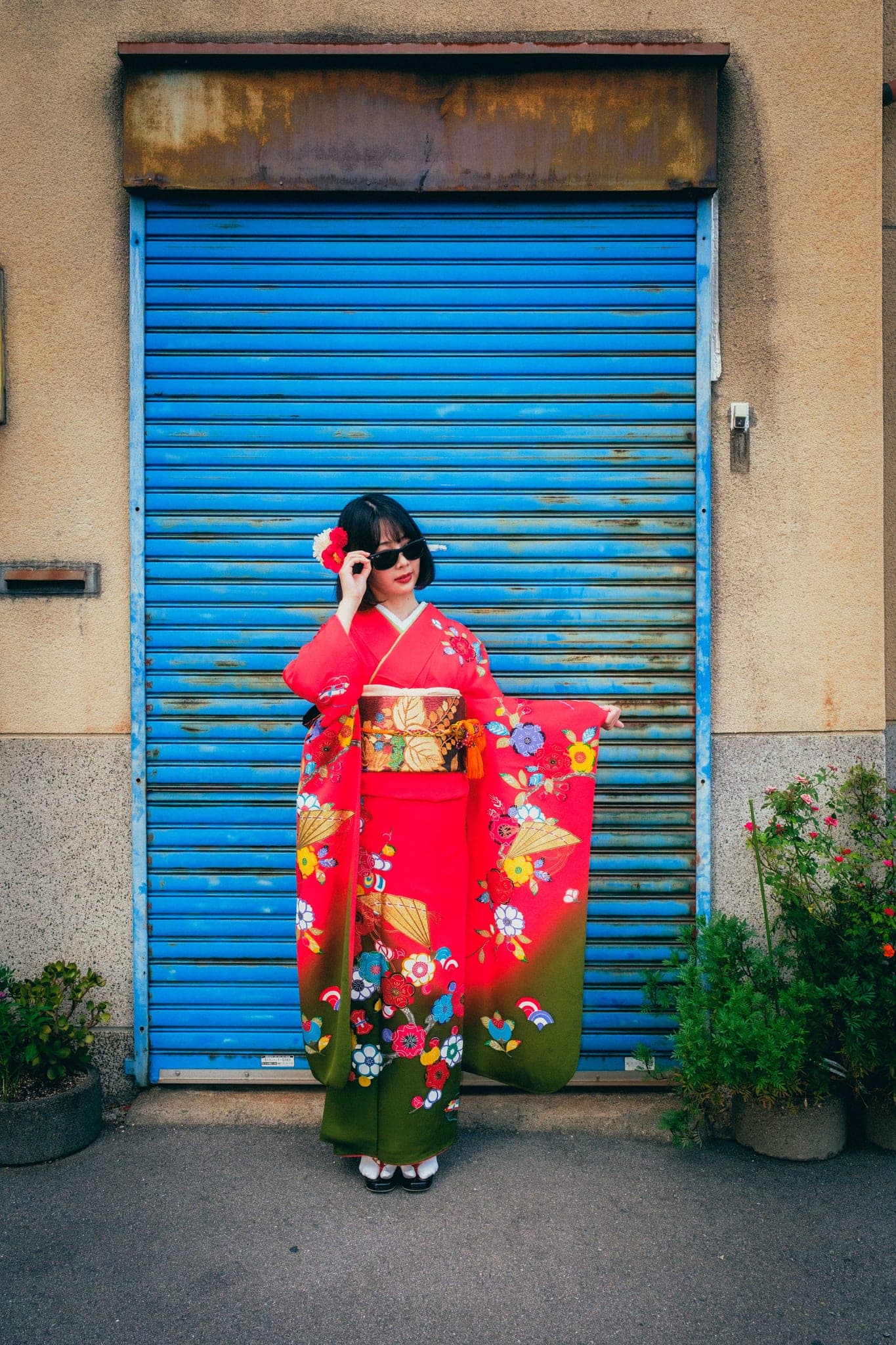 Kimono portrait in Osaka · Kansai Snaps
