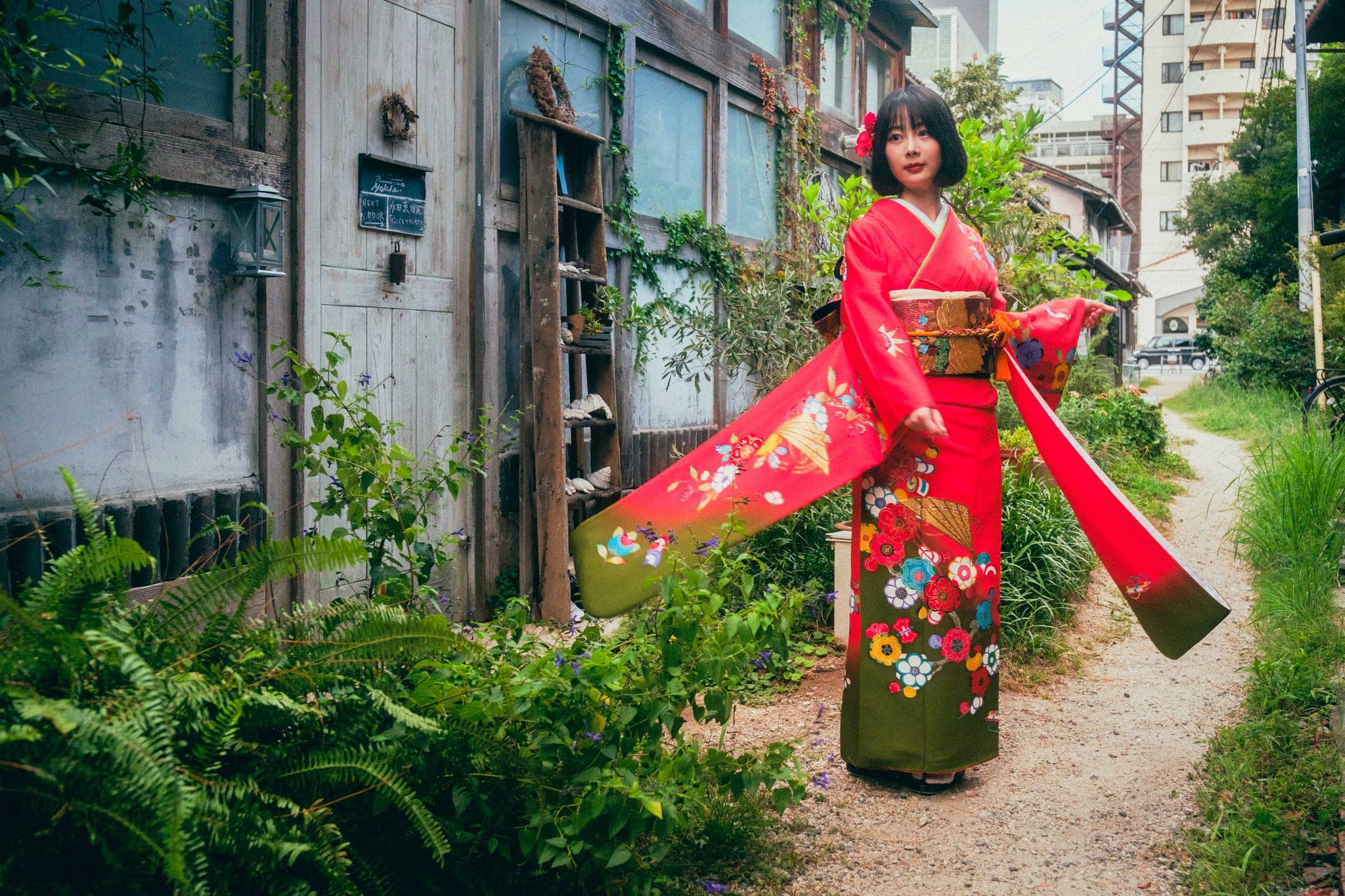 Kimono portrait in Osaka · Kansai Snaps