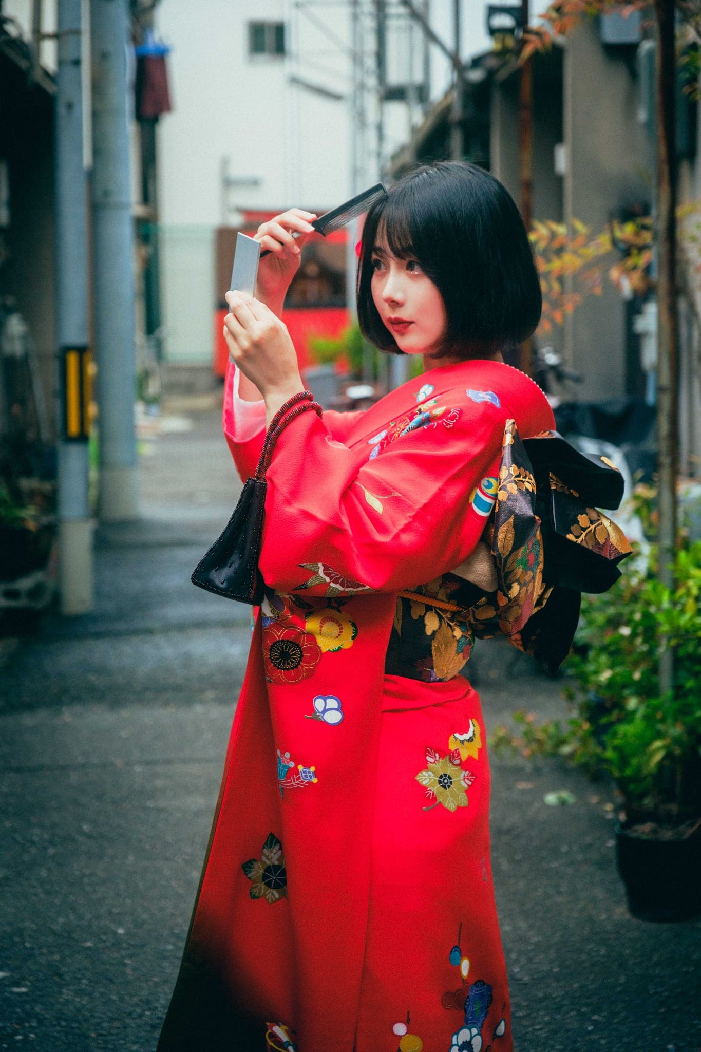 Kimono portrait in Osaka · Kansai Snaps