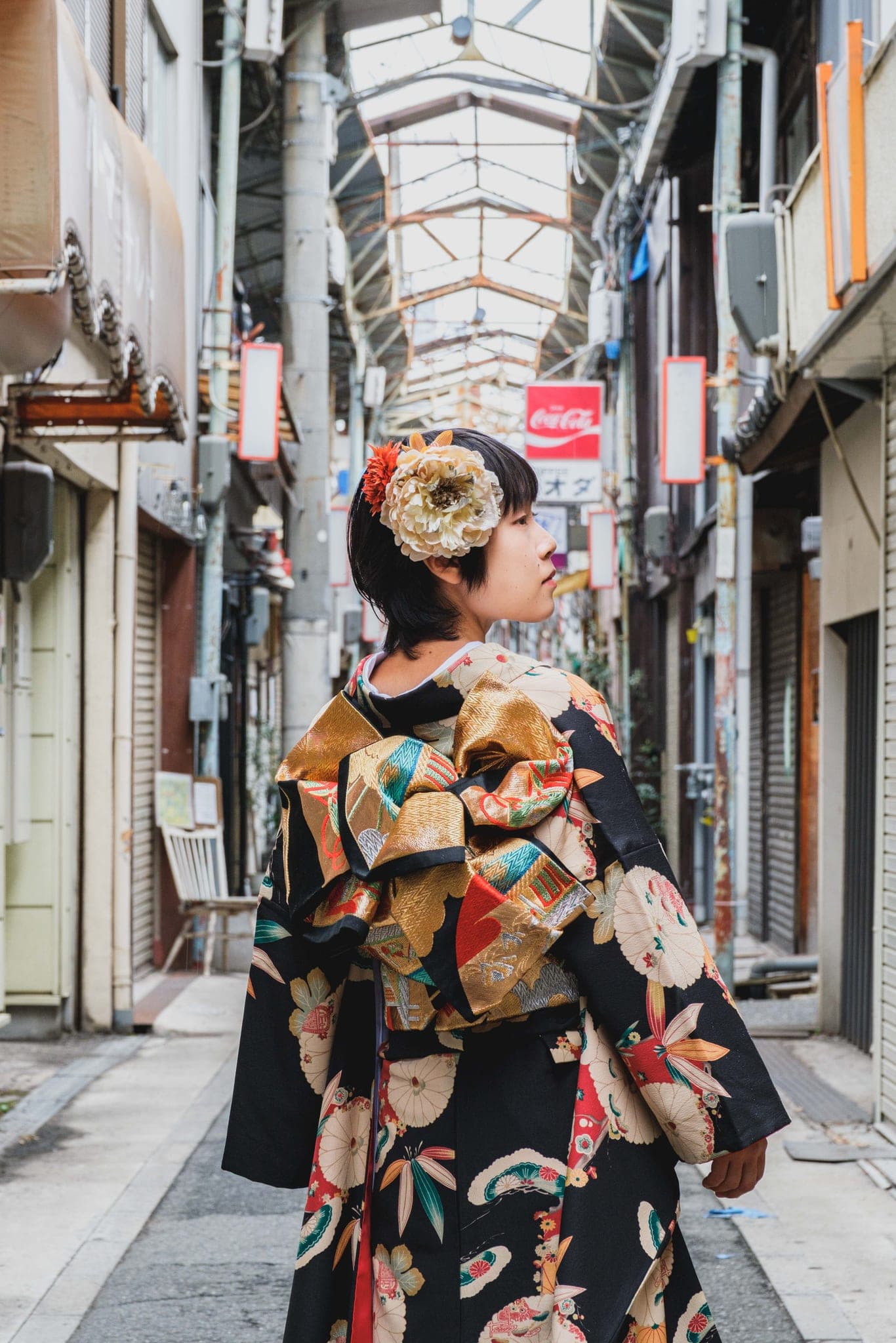 Kimono portrait in Osaka · Kansai Snaps