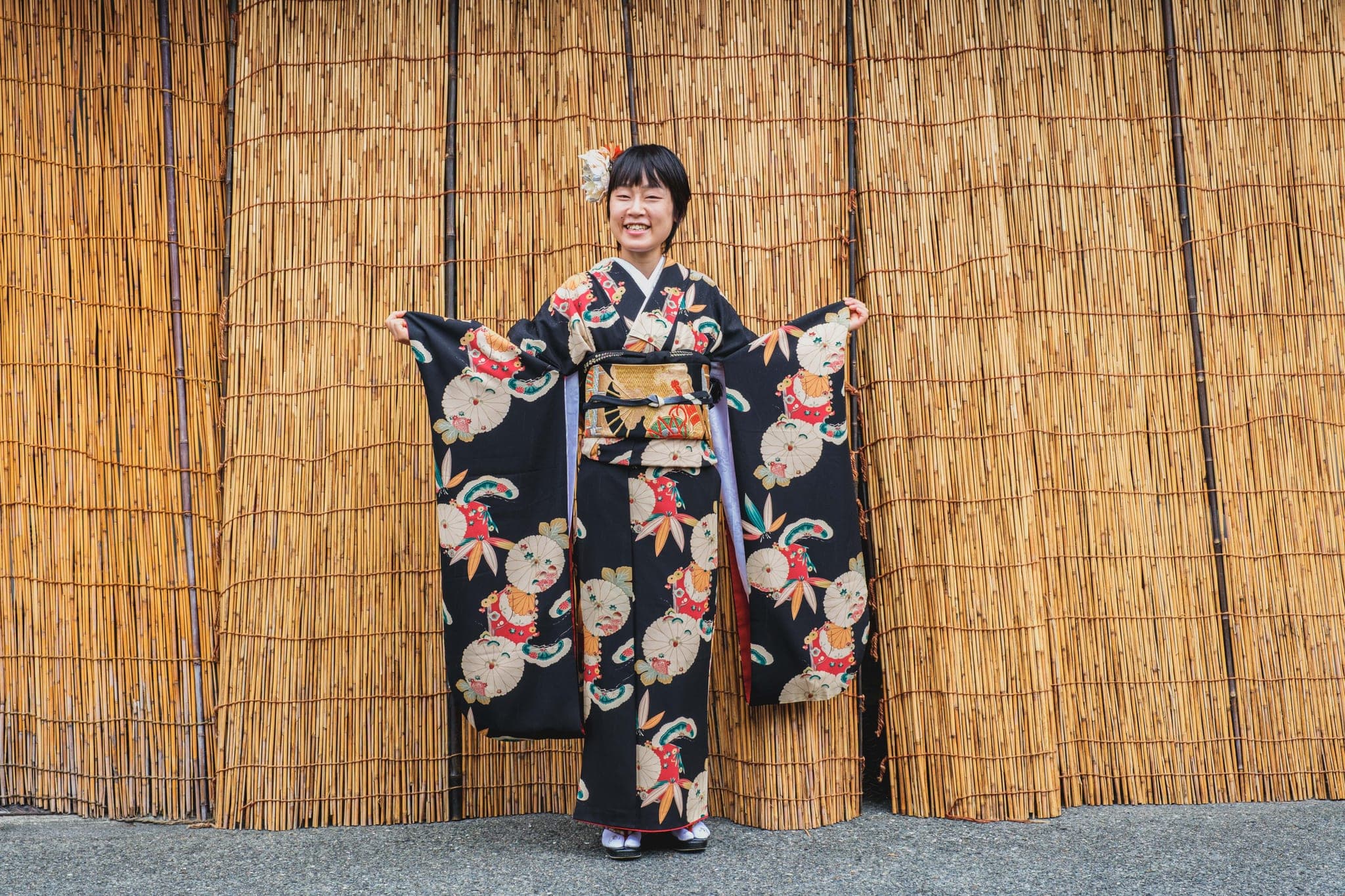 Kimono portrait in Osaka · Kansai Snaps
