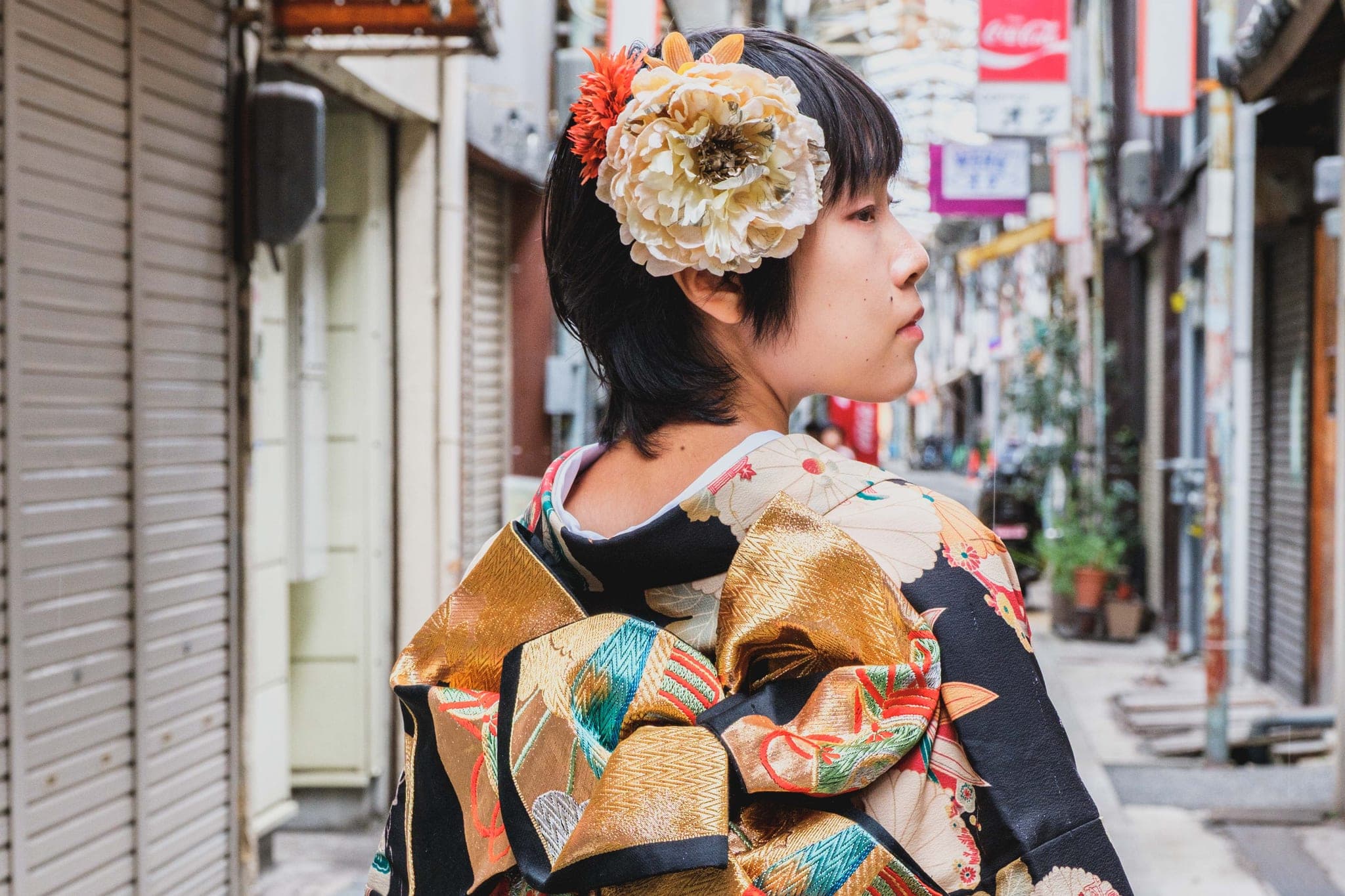 Kimono portrait in Osaka · Kansai Snaps