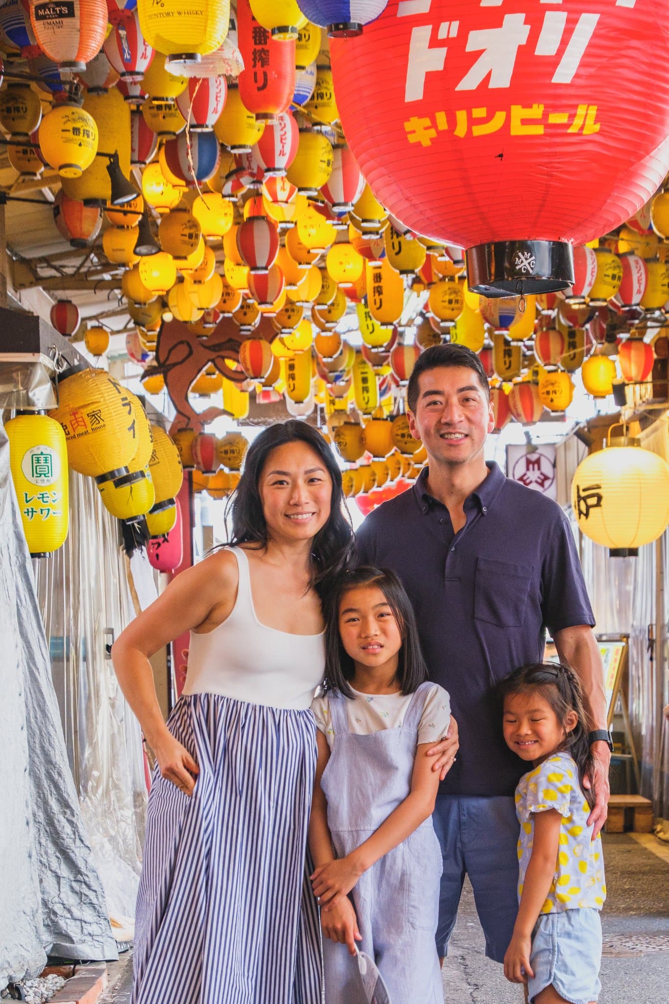 Family portrait in Osaka · Kansai Snaps